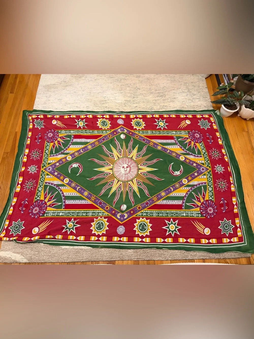 100% Cotton Celestial Sun Tapestry